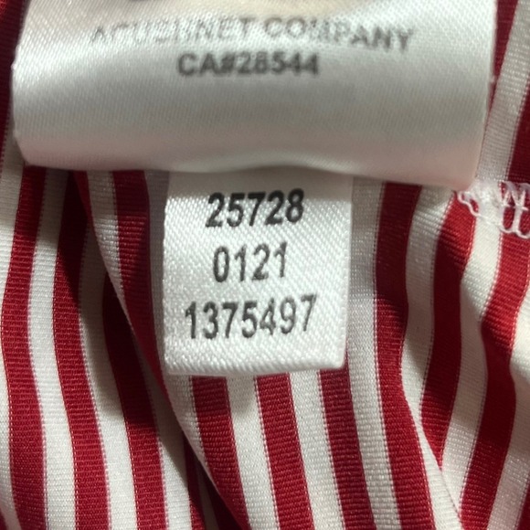 Foot Joy Red Striped Country Club of Maryland Golf Polo Short Sleeve XL Men's - Picture 7 of 7